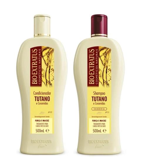 Imagem de Kit Tutano Força e Maciez - Shampoo e Condicionador Tutano 500ml Bio Extratus