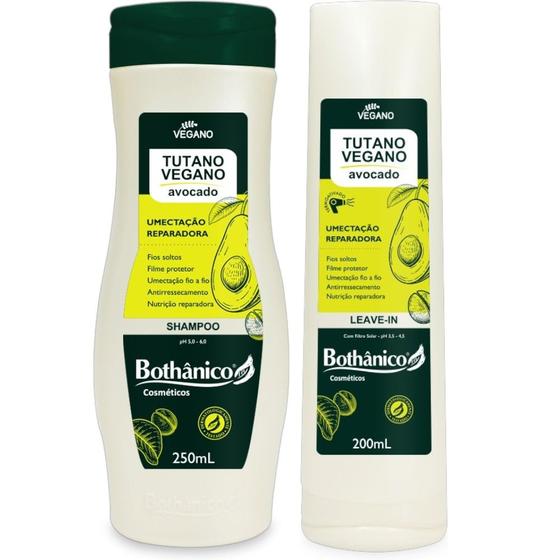 Imagem de Kit Tutano Vegano Avocado Shampoo 250ml + Leave In 200ml Bothanico