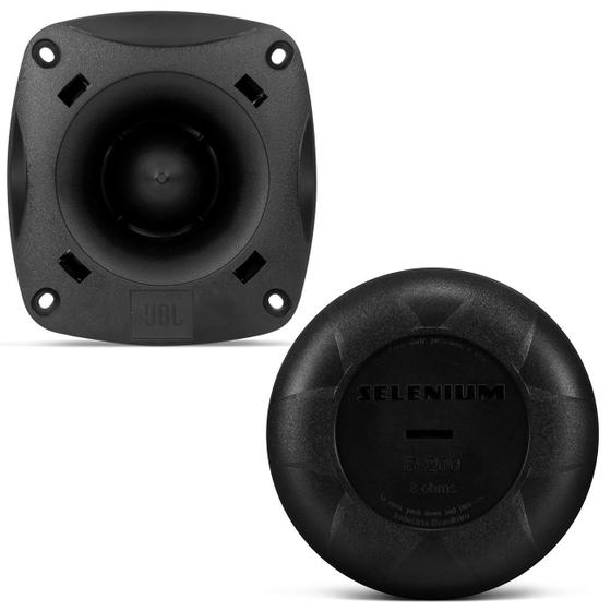 Kit Tweeter Selenium ST200 100W + Driver Selenium JBL D200 50W 8 Ohms Fenólico Menor preço em Kit Tweeter Selenium ST200 100W + Driver Selenium JBL D200 50W 8 Ohms Fenólico
