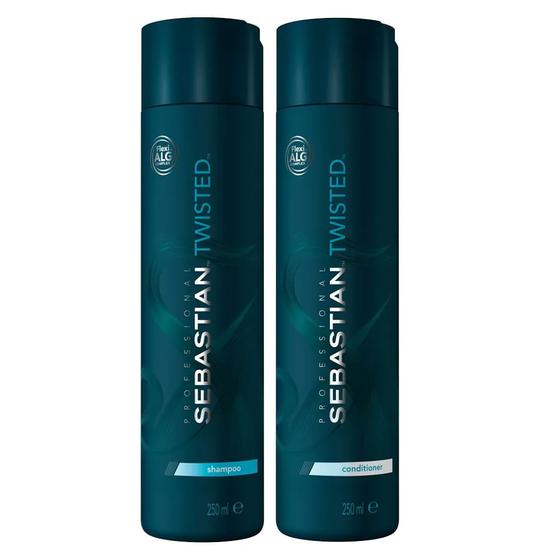 Imagem de Kit Twisted Elastic Detangler Sebastian - Shampoo + Condicionador