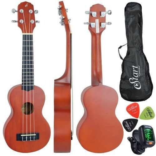 Imagem de Kit Ukulele Soprano Acústico Uks-21 Giannini C/ Acessórios