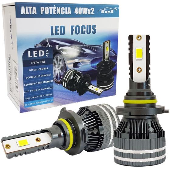 Imagem de Kit Ultra Led 80W H1 Focus RayX 12000 Lumens 6000K