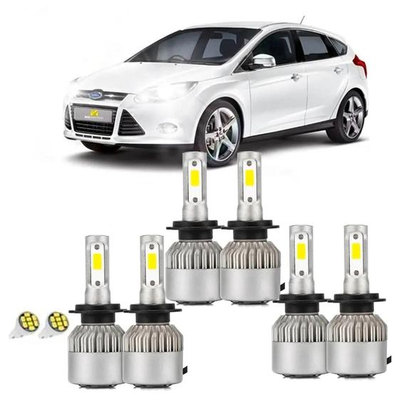 Imagem de Kit Ultra Led Ford Focus 2012/19 20000Lúmens 6500K Canceller