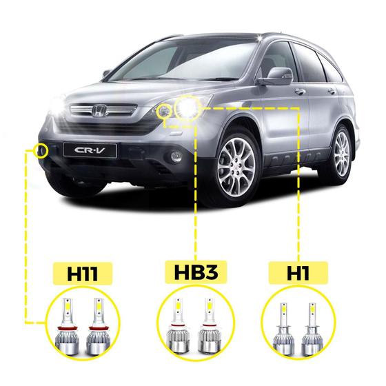 Imagem de Kit Ultra Led Honda Crv 2008/2017 20000 Lúmens 6500K