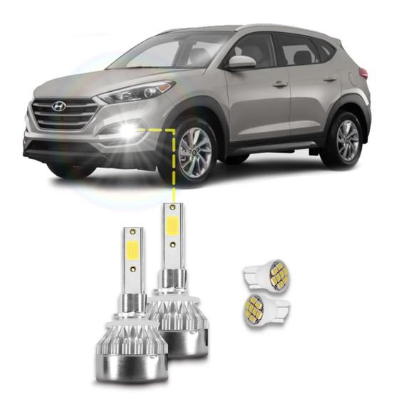 Imagem de Kit Ultra Led Hyundai Tucson 2006/2016 20000Lm 6500K