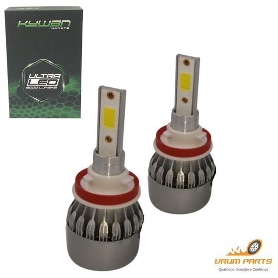 Imagem de Kit Ultra Led Kywan 8000 Lumens 12v 24v 6000k H8 H11