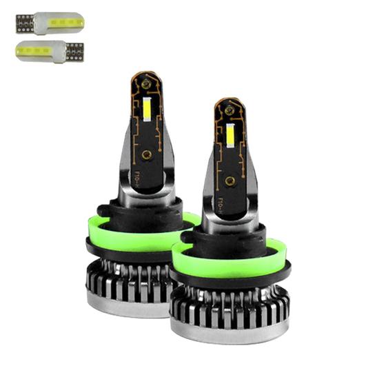 Imagem de Kit ultra led nano ford fusion 2014/2019 30000 lúmens 6500k (h11) - canceller