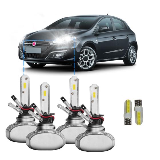 Imagem de Kit Ultra Led S1 Fiat Bravo 12000Lm 6500k Alta e Baixa