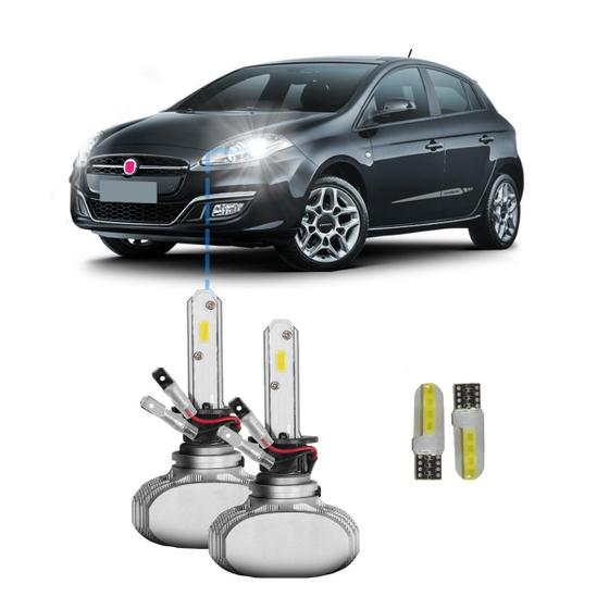 Imagem de Kit Ultra Led S1 Fiat Bravo 12000Lm 6500K Alta