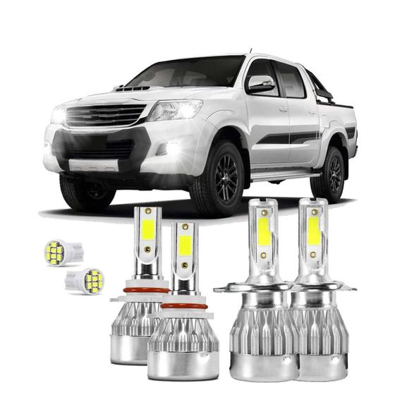 Imagem de Kit Ultra Led Toyota Hilux 2012/2015 20000 Lumens 6500K Alta