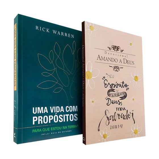 Imagem de Kit Uma Vida com Propósitos + Devocional Amando a Deus Lettering