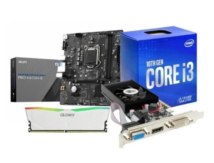 Imagem de Kit Upgrade Gamer I3 10G + Placa Mãe + 8Gb Ddr4 + Gt610 2Gb