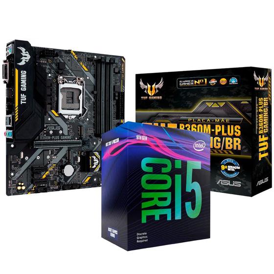 Kit upgrade intel core i5 9400f tuf b360m plus gamingbr oficina dos 