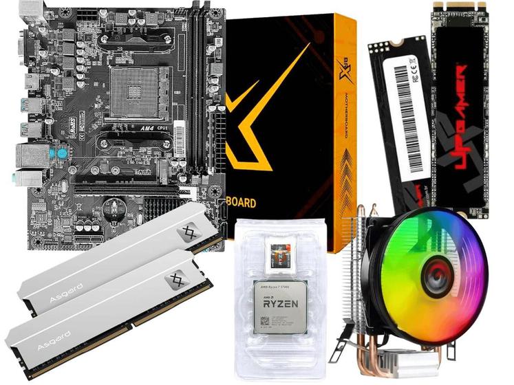 Imagem de Kit Upgrade Ryzen 7 5700g A520 16gb Ddr4 3200mhz Nvme 512gb