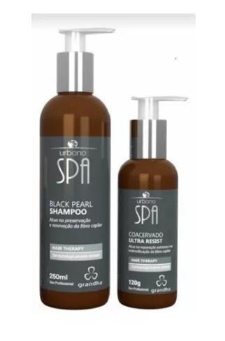 Imagem de Kit Urbano Coacervado Spa Black E Shampoo Pearl Grandh