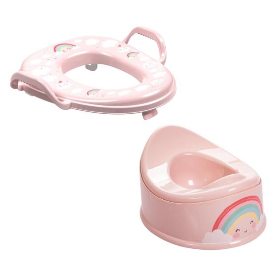 Imagem de Kit Urinol Assento Redutor Infantil Penico Mictório Troninho Variações