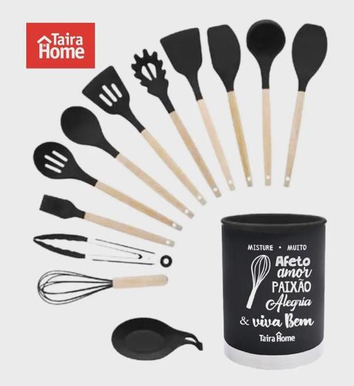 Imagem de Kit Utensílios Silicone 13 pçs 