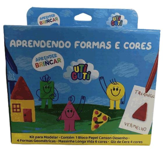 Imagem de Kit utiguti aprendendo formas e cores