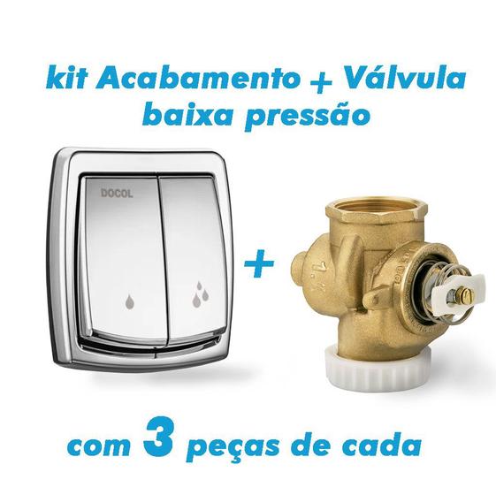 Imagem de Kit Valvula de Descarga Docol