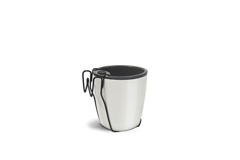 Imagem de Kit vaso elegance autoirrigável 3 branco