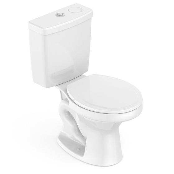 Kit Vaso Sanitário com Caixa Acoplada 6L Uni Celite Menor preço em Kit Vaso Sanitário com Caixa Acoplada 6L Uni Celite