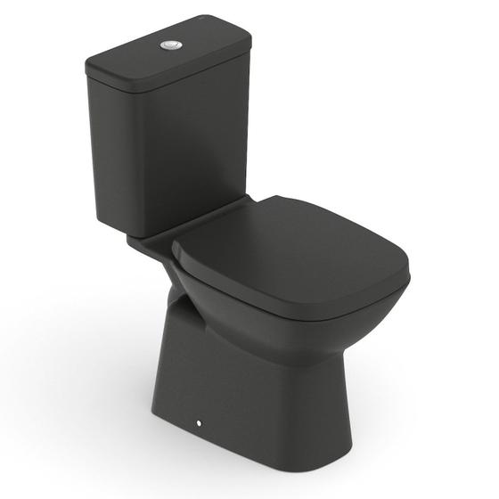 Kit Vaso Sanitário com Caixa Acoplada e Assento Soft Close Debba Classic Roca Menor preço em Kit Vaso Sanitário com Caixa Acoplada e Assento Soft Close Debba Classic Roca