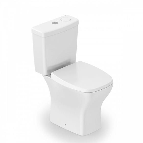 Kit Vaso Sanitário Com Caixa Acoplada E Assento Vip Branco Smart Clean Celite Menor preço em Kit Vaso Sanitário Com Caixa Acoplada E Assento Vip Branco Smart Clean Celite