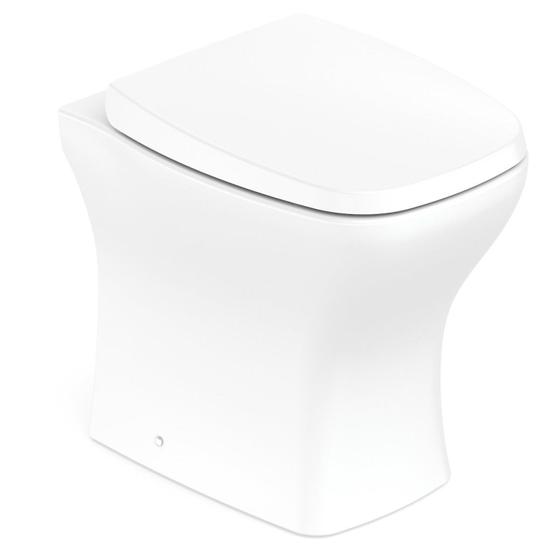 Imagem de Kit Vaso Sanitário Rimless com Assento PP Softclose Vip Celite