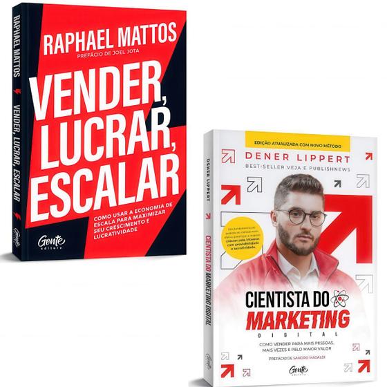 Imagem de Kit Vender, Lucrar, Escalar + Cientista do Marketing Digital  Raphael Mattos  Dener Lippert