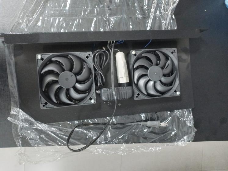 Imagem de kit ventilação c 02 coolers 12 V padrão 19