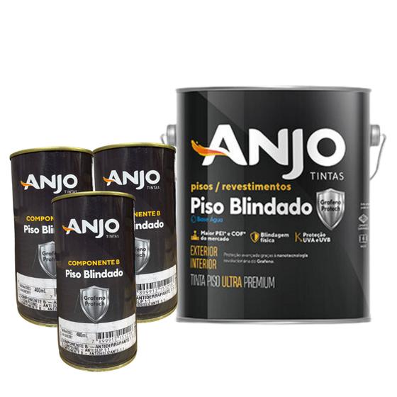 Kit Verniz PU Piso Blindado Grafeno 2,4L + 3 Catalisadores 400ml Anjo Menor preço em Kit Verniz PU Piso Blindado Grafeno 2,4L + 3 Catalisadores 400ml Anjo