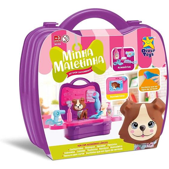 Imagem de Kit Veterinário Infantil - Minha Maletinha - Pet Shop Cachorrinho - Divertoys