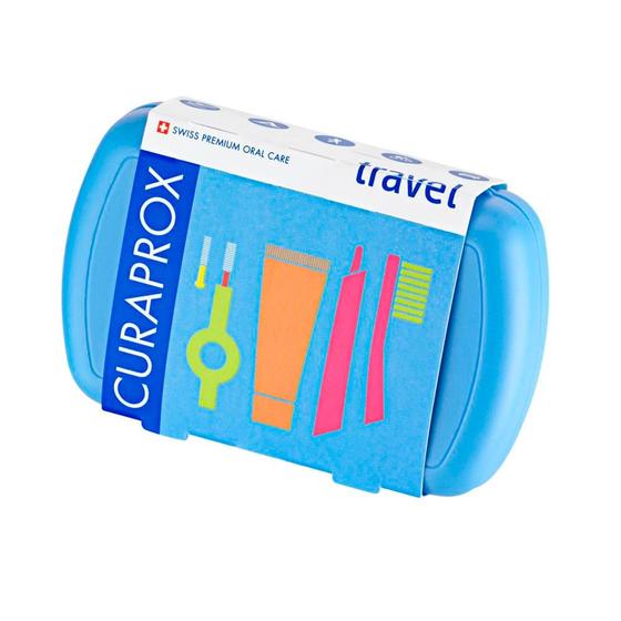 Imagem de Kit Viagem Curaprox Travel Escova Dental + Creme Dental Cores Sortidas 1 Unidade