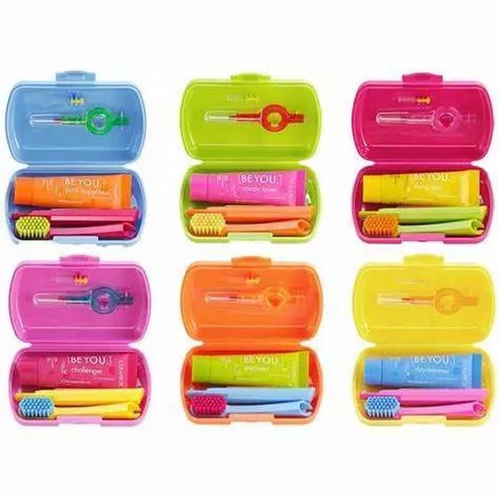 Imagem de Kit Viagem Curaprox Travel Set 5460 Cores Sortidas
