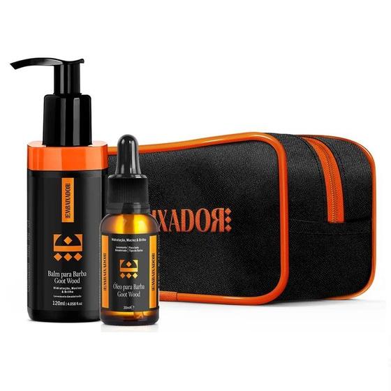 Imagem de Kit Viagem Embaixador - Cuidados com a Barba - Linha Goot Wood