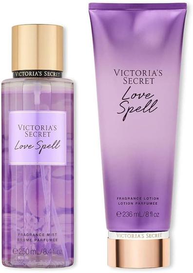 Imagem de Kit Victoria's Secret Love Spell Creme Hidratante 236ml + Body Splash 250ml