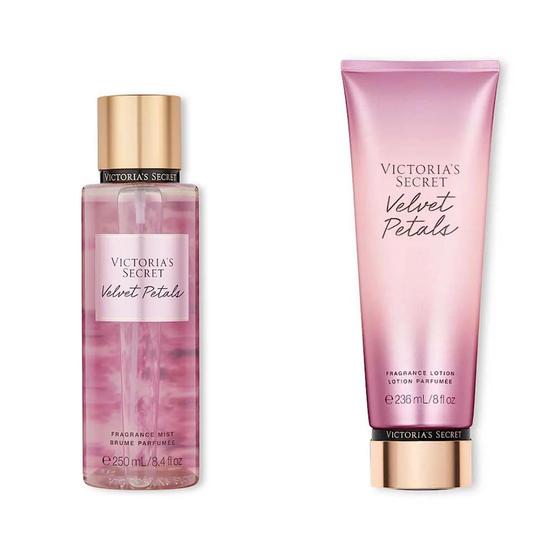 Imagem de Kit Victorias Secret Velvet Petals (Hidratante 236ml + Body splash 250ml)