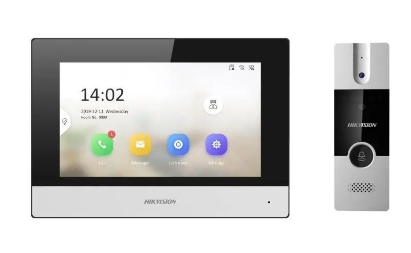 Imagem de Kit Vídeo Porteiro Analógico Hikvision DS-KIS302-P