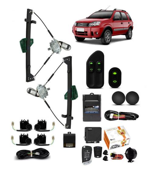 Imagem de Kit Vidro Eletrico Ecosport  XL Diante Trava Alarme canivete