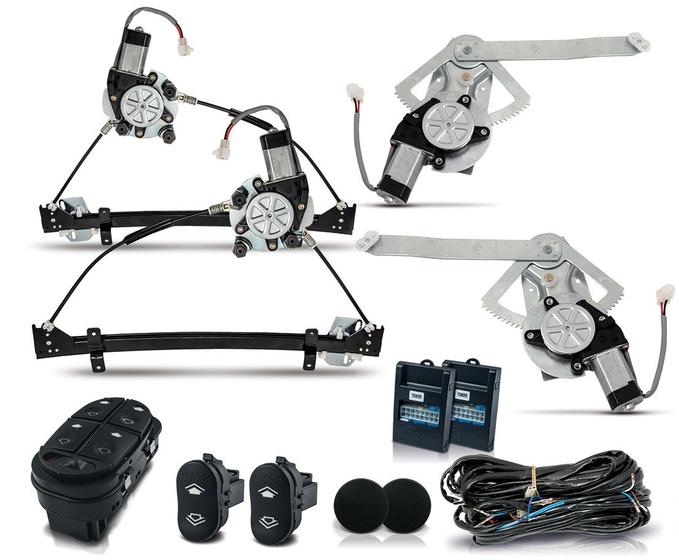 Imagem de Kit Vidro Eletrico Escort Zetec 4Portas Completo Inteligente