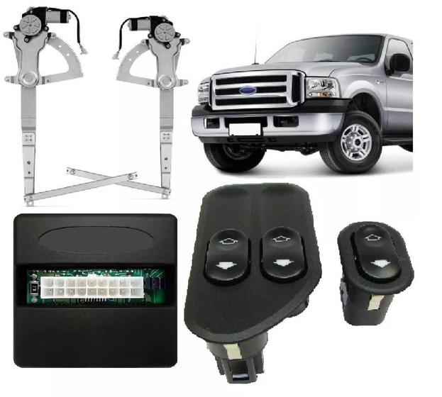 Kit Vidro Elétrico F250 F350 F400 Sensorizado - Autopac - Kit Vidro ...