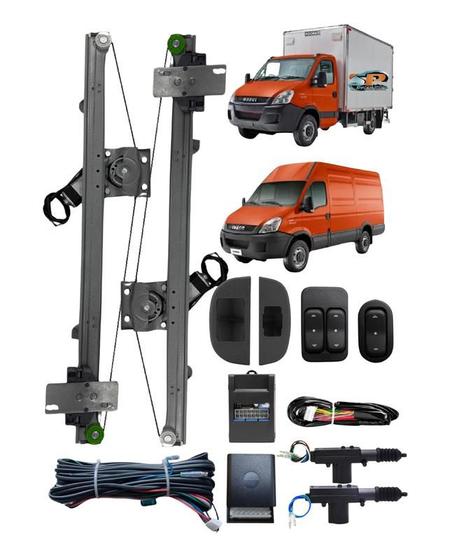 Imagem de Kit Vidro Eletrico Iveco Daily 2012 2013 2014 2015 + Trava