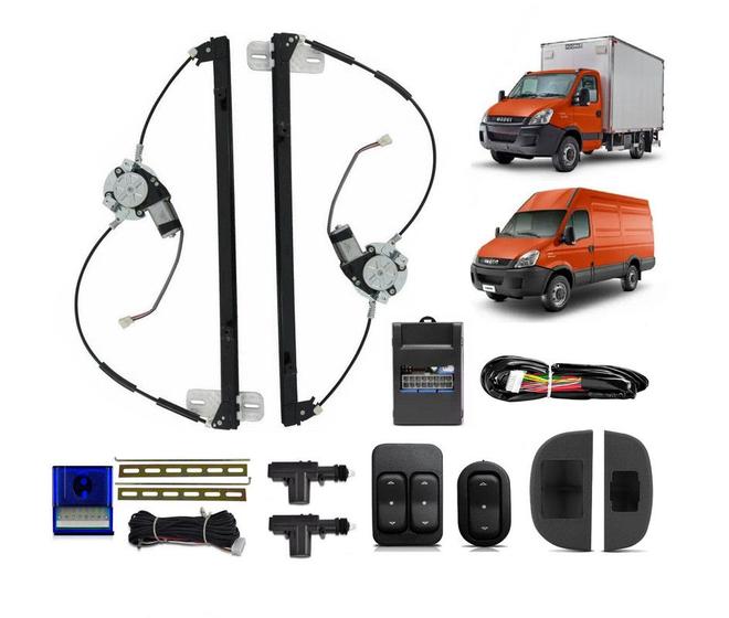 Kit Vidro Eletrico Iveco Daily 2012 2013 2014 2015 + Trava Menor preço em Kit Vidro Eletrico Iveco Daily 2012 2013 2014 2015 + Trava