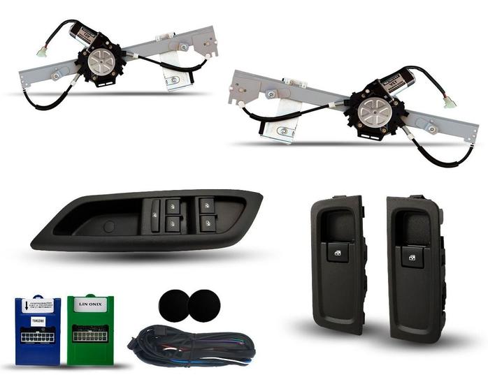 Kit Vidro Eletrico Porta Traseira Onix 2019 Antiesmagamento Menor preço em Kit Vidro Eletrico Porta Traseira Onix 2019 Antiesmagamento