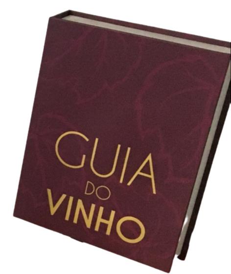 Imagem de Kit vinho 5 Peças Inox com livro Decorativo Capa Vinho/Gold BMMB