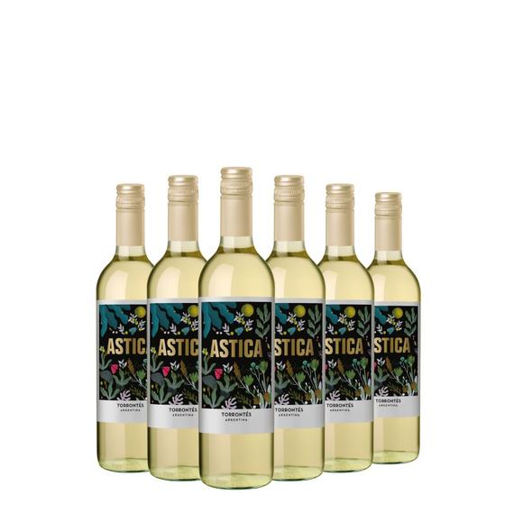 Imagem de Kit Vinho Branco Astica Torrontes 750ml 06 Unidades