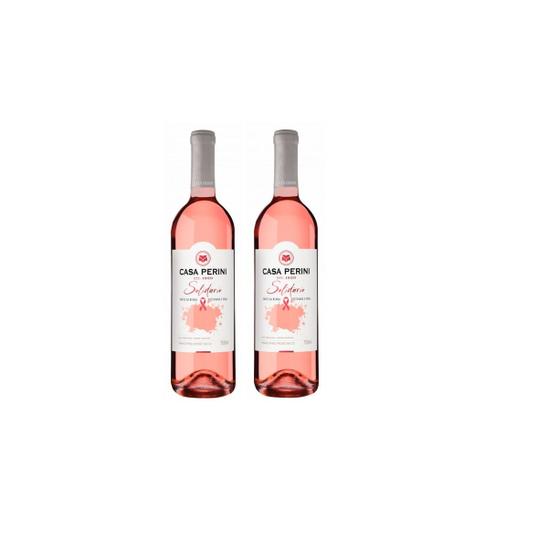 Imagem de Kit Vinho Casa Perini Solidário Rosé Seco 750ml 2 unidades