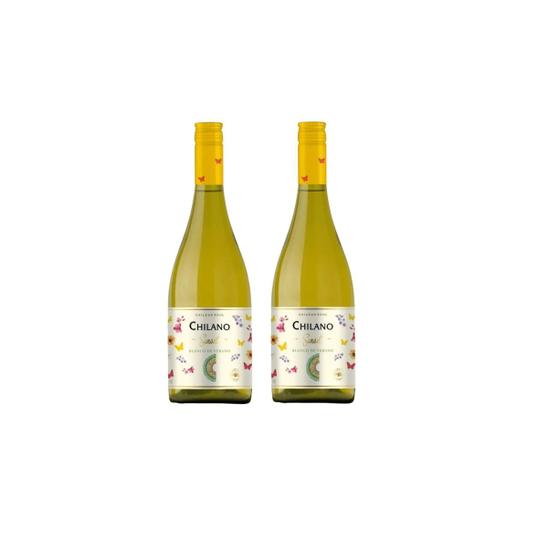 Imagem de Kit Vinho Chilano Sunset Branco Seco Chileno 750ml 2unidades