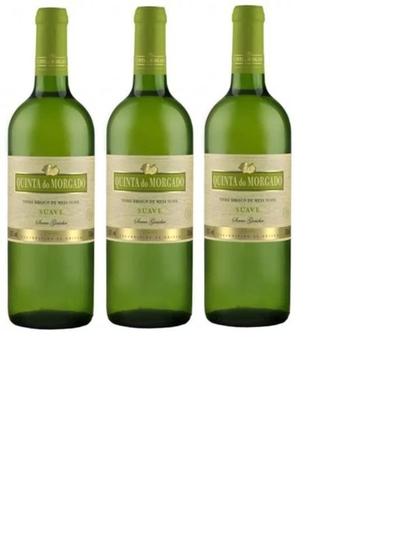 Imagem de Kit Vinho Quinta Do Morgado Branco Suave 750ml 3 unidades