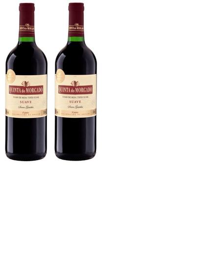 Kit Vinho Quinta Do Morgado Tinto Suave 750ml 2 unidades Menor preço em Kit Vinho Quinta Do Morgado Tinto Suave 750ml 2 unidades